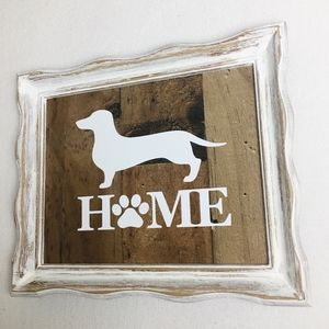 HANDMADE Dachshund Dog Home Wall Art